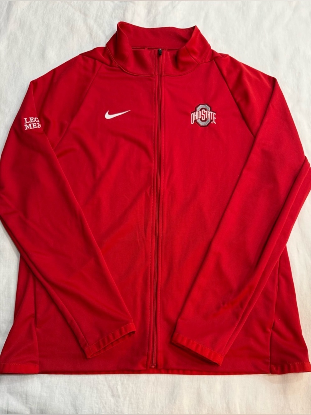 Nike Ohio State Dri Fit Full Zip Jacket Size L